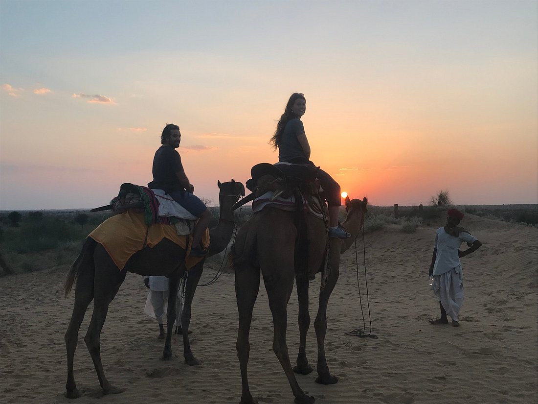 Sunset Camel Safari Osian desert Jodhpur